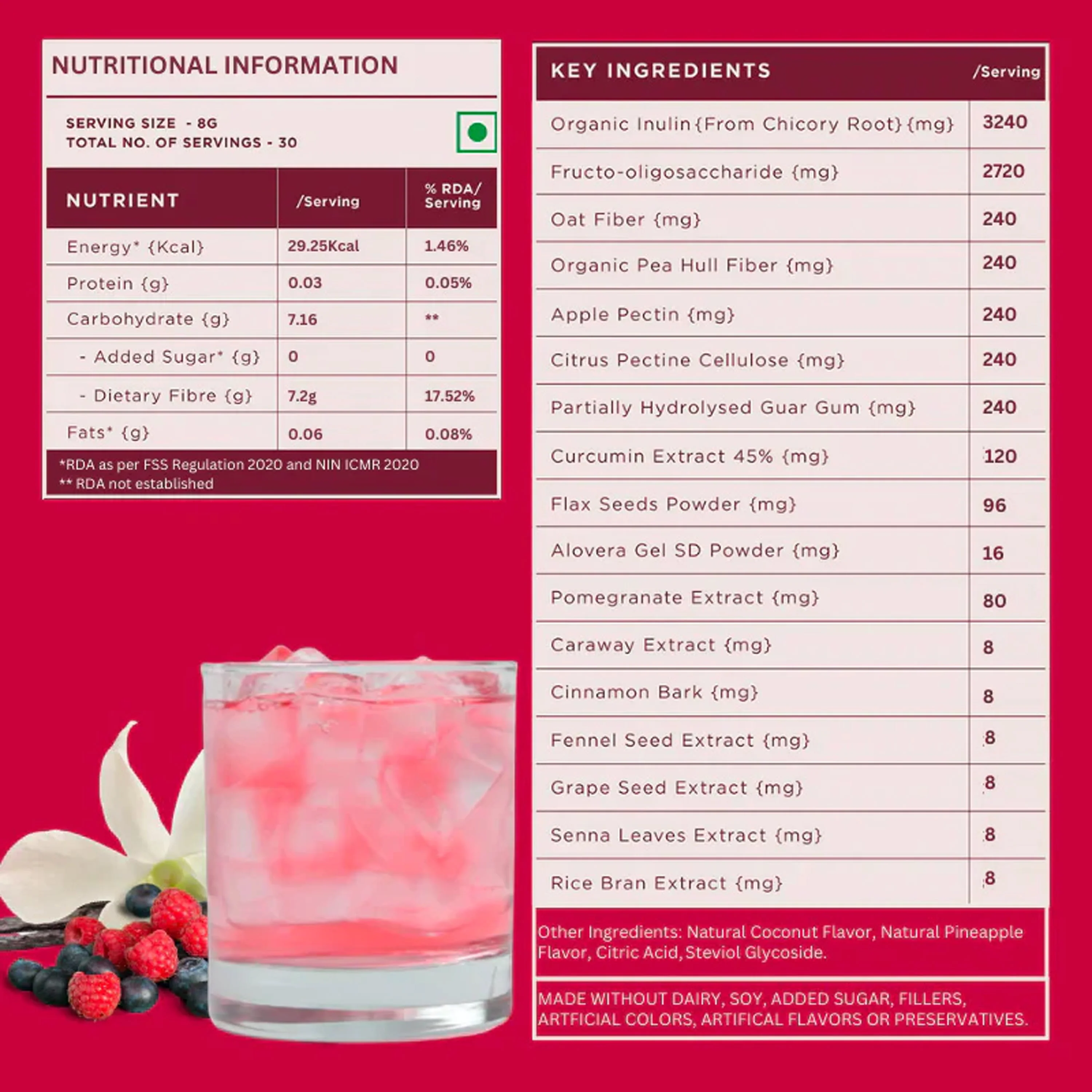 Daily Fiber | Vanilla Berry Flavour - Image 7