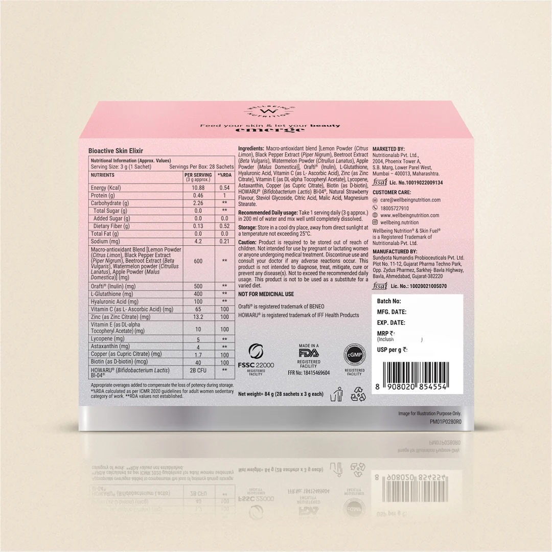 Glutathione Skin Fuel Pro+ Strawberry Flavour - Image 13