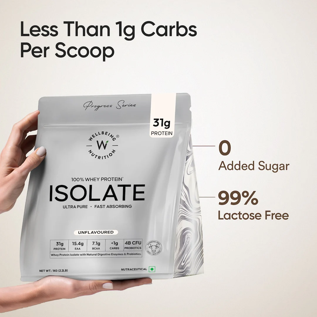 Whey Protein Isolate 31g | 1kg | 4B CFU Probiotics | Unflavoured - Image 6