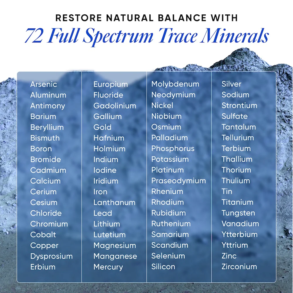 Trace Mineral Drops (ConcenTrace®) | 70+ Ionic Minerals & Magnesium | 40 Servings - Image 7