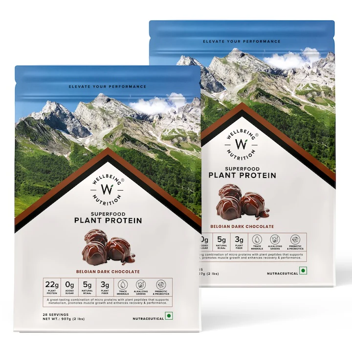 Vegan Protein 22g | 907g | 3B CFU Probiotics | Belgian Dark Chocolate - Image 12