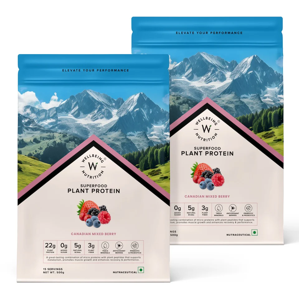 Vegan Protein 22g | 500g | 3B CFU Probiotics | Canadian Mixed Berry - Image 12