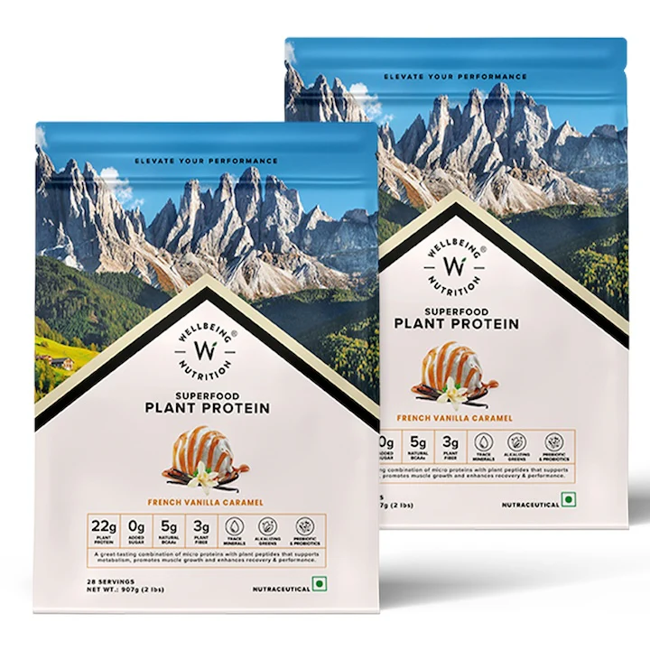 Vegan Protein 22g | 907g | 3B CFU Probiotics | French Vanilla Caramel - Image 12