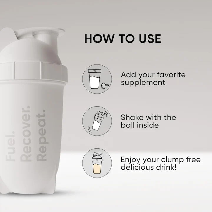 Wellbeing Nutrition Bullet Shaker Gift ( White ) - Image 5