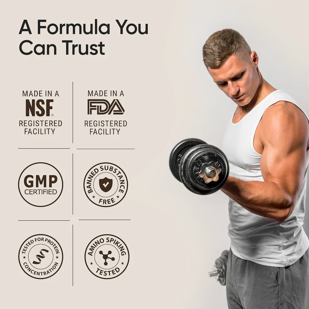 Whey Protein Isolate + Concentrate 24g | 1kg | 4B CFU Probiotics | Mango Flavoured - Image 10