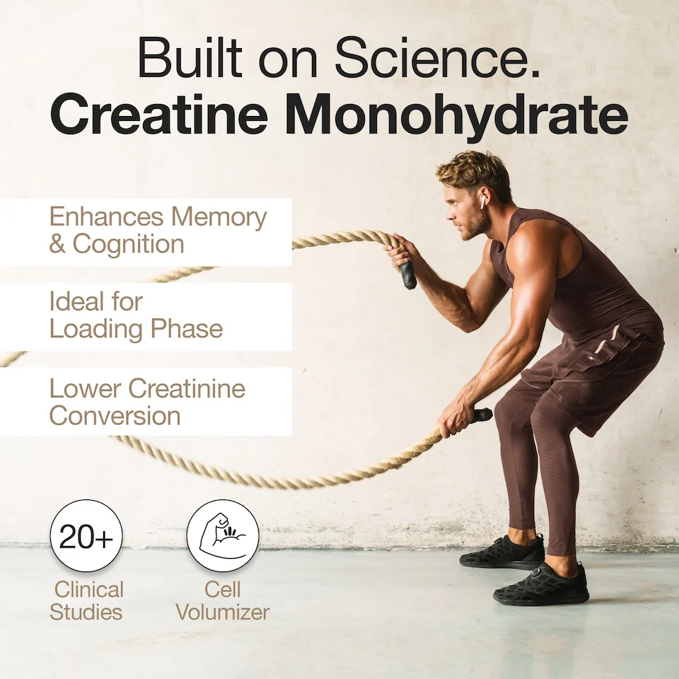 Whey Protein Isolate + Concentrate 24g | 1KG | 4B CFU Probiotics | Cappuccino & Creatine Monohydrate Unflavored - Image 5