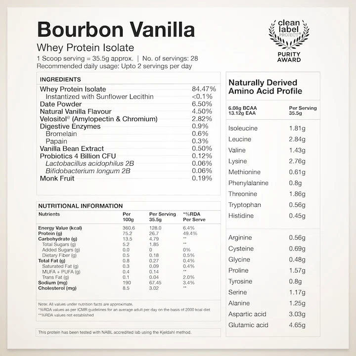 Whey Protein Isolate Bourbon Vanilla Sachets - Image 10