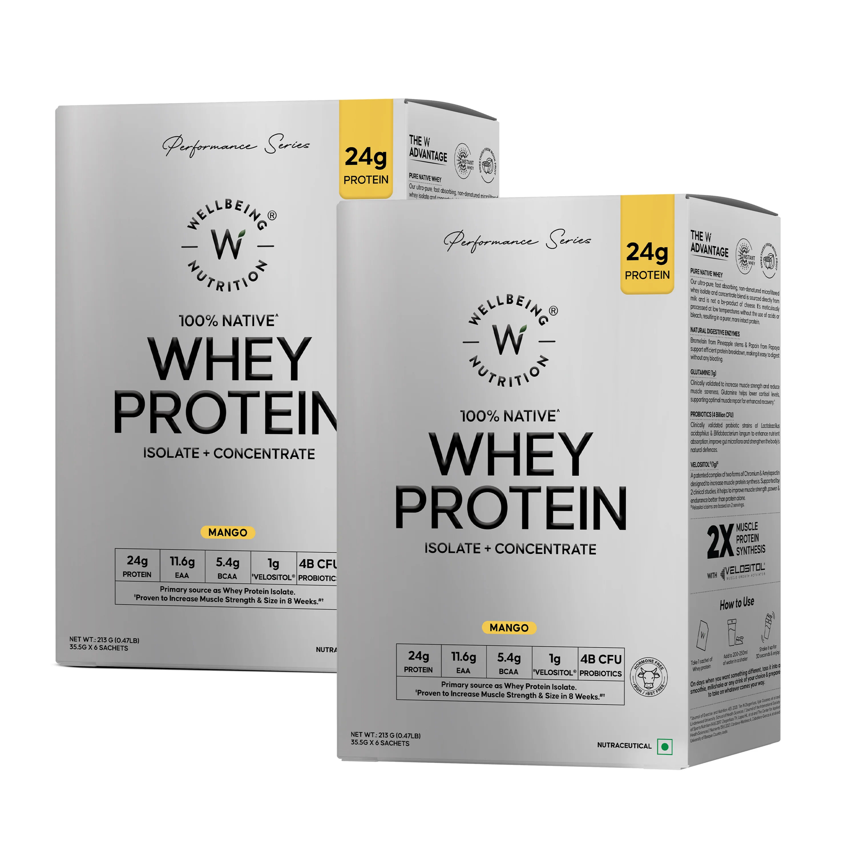 Whey Protein Isolate + Concentrate Mango Sachets - Image 9