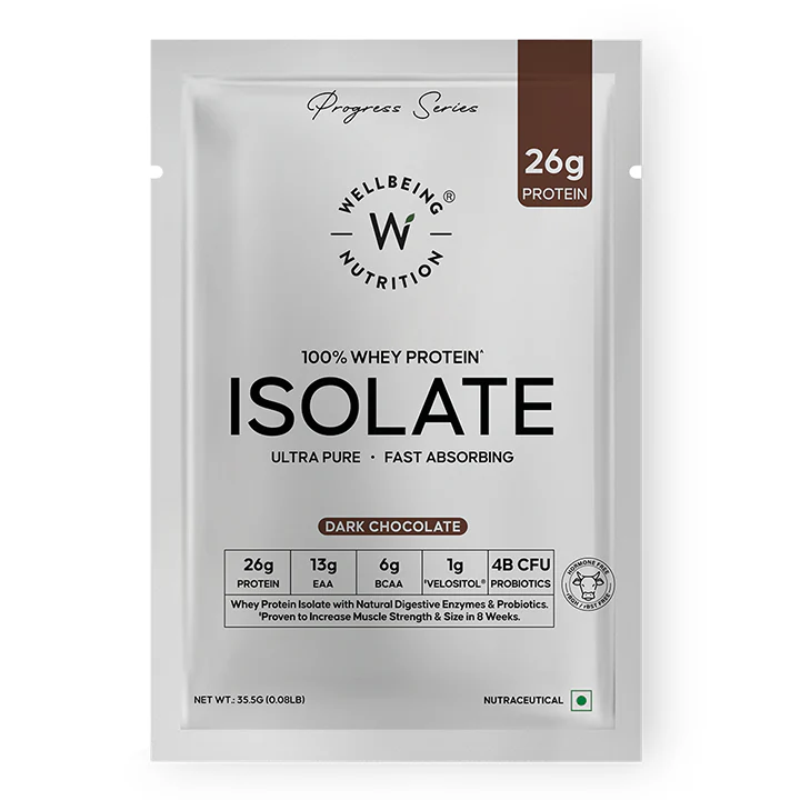 Whey Protein Isolate Dark Chocolate Sachet